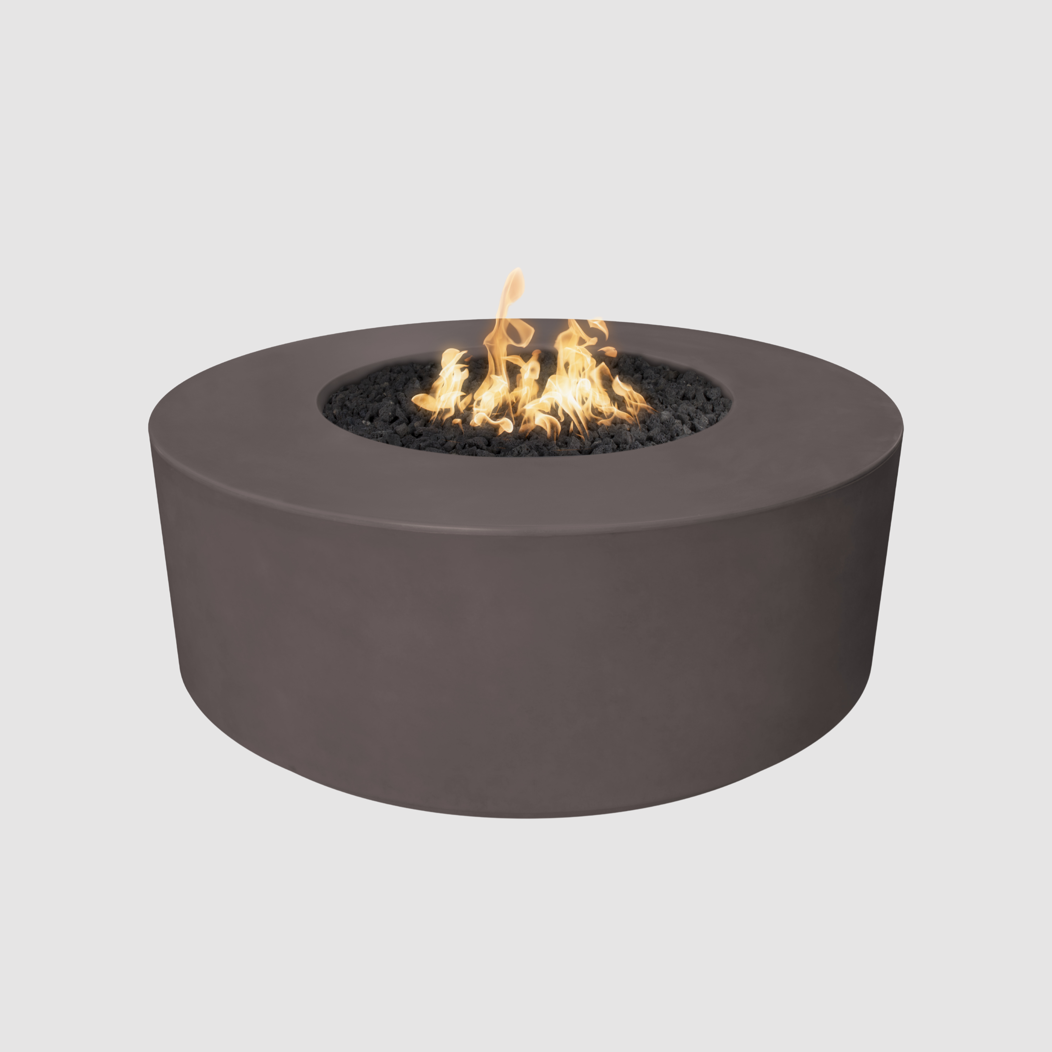 The Outdoor Plus Florence Fire Pit - 20″ Tall GFRC Concrete