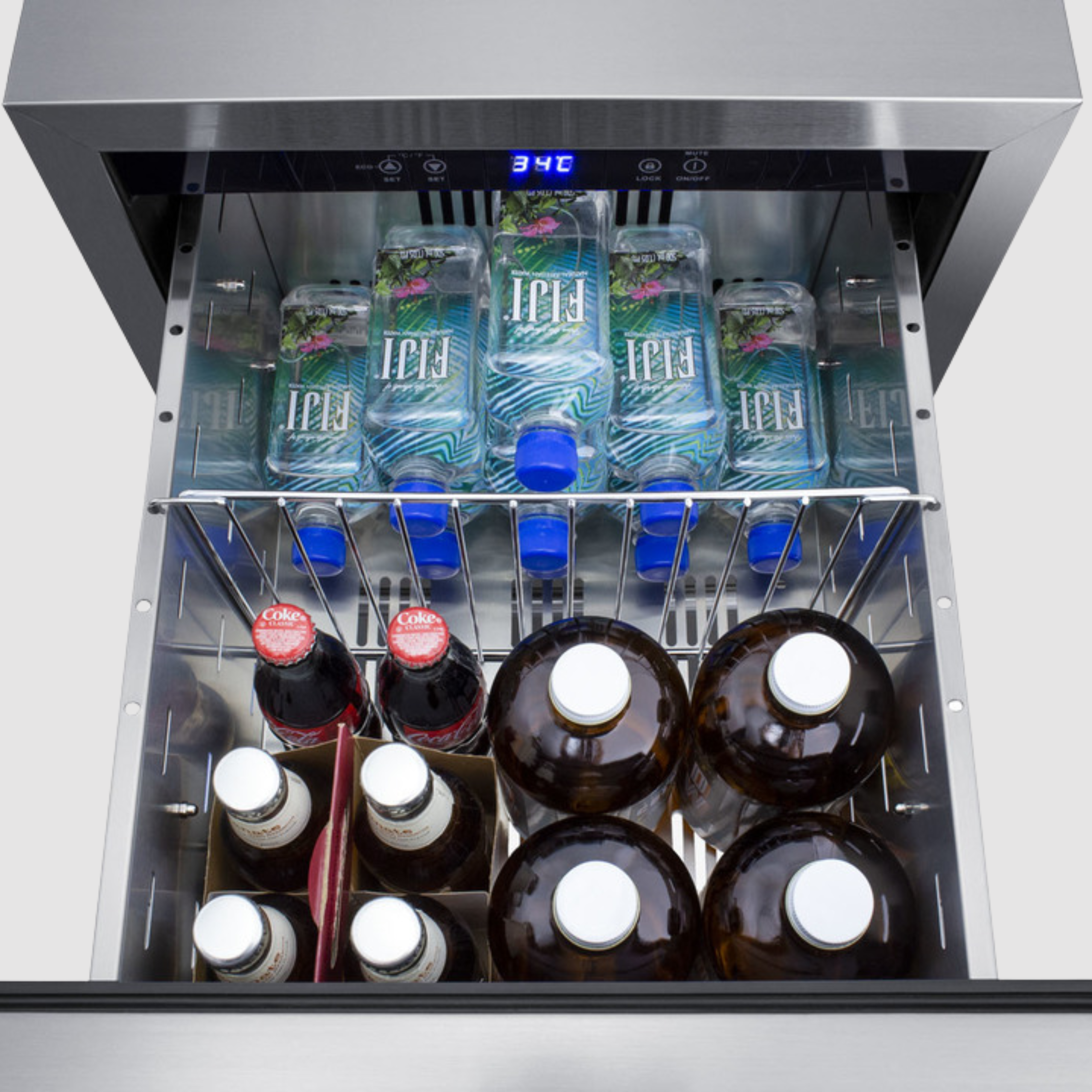 Summit 18" Wide 2-Drawer All-Refrigerator, ADA Compliant ADRD18