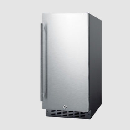 Summit 15" Wide Built-In All-Refrigerator, ADA Compliant ALR15BCSS