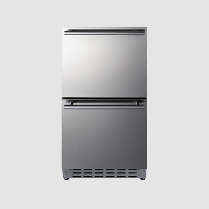 Summit 18" Wide 2-Drawer All-Refrigerator, ADA Compliant ADRD18
