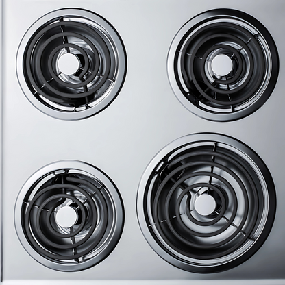 Summit 30" Wide 4-Burner Gas Cooktop Electric ZNL053