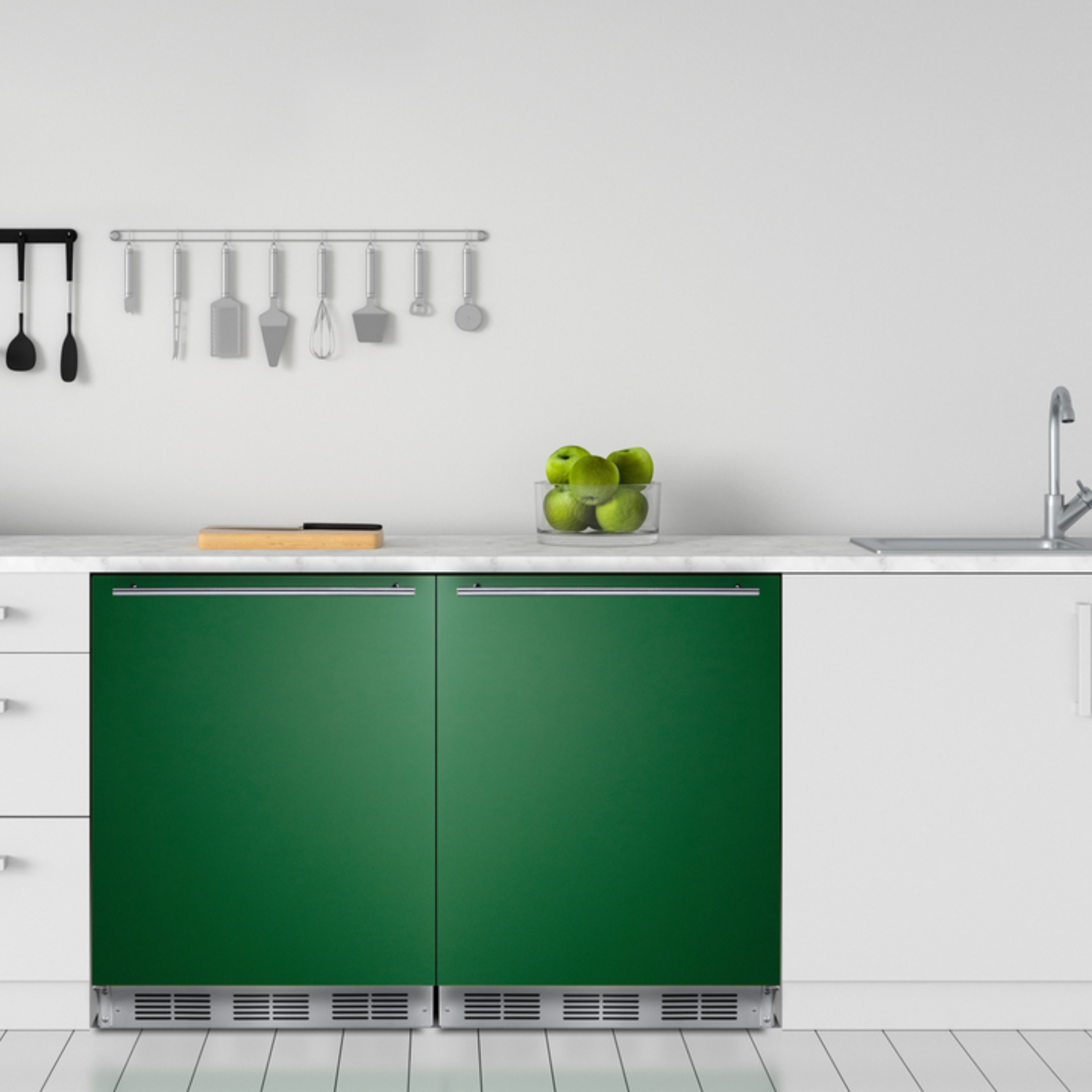 Summit 24" Wide All-Refrigerator, ADA Compliant BAR611WHGADA