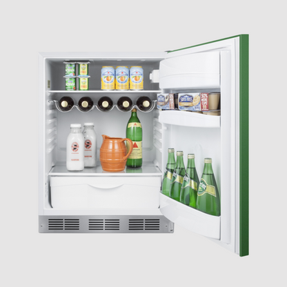 Summit 24" Wide All-Refrigerator, ADA Compliant BAR611WHGADA