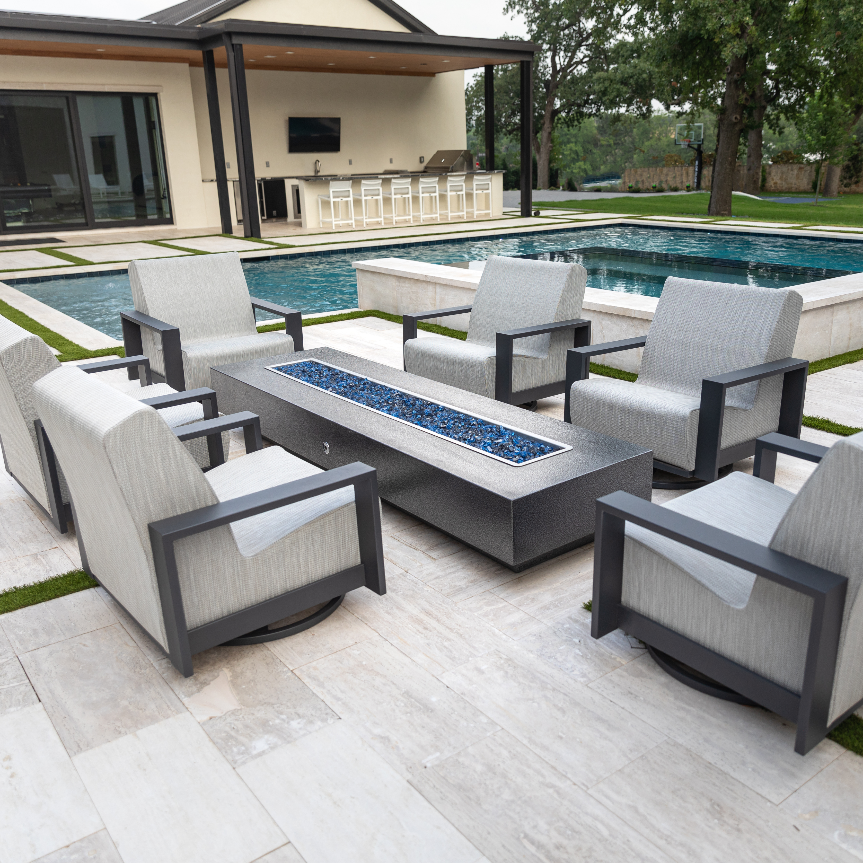 The Outdoor Plus Coronado Fire Pit Metal Collection