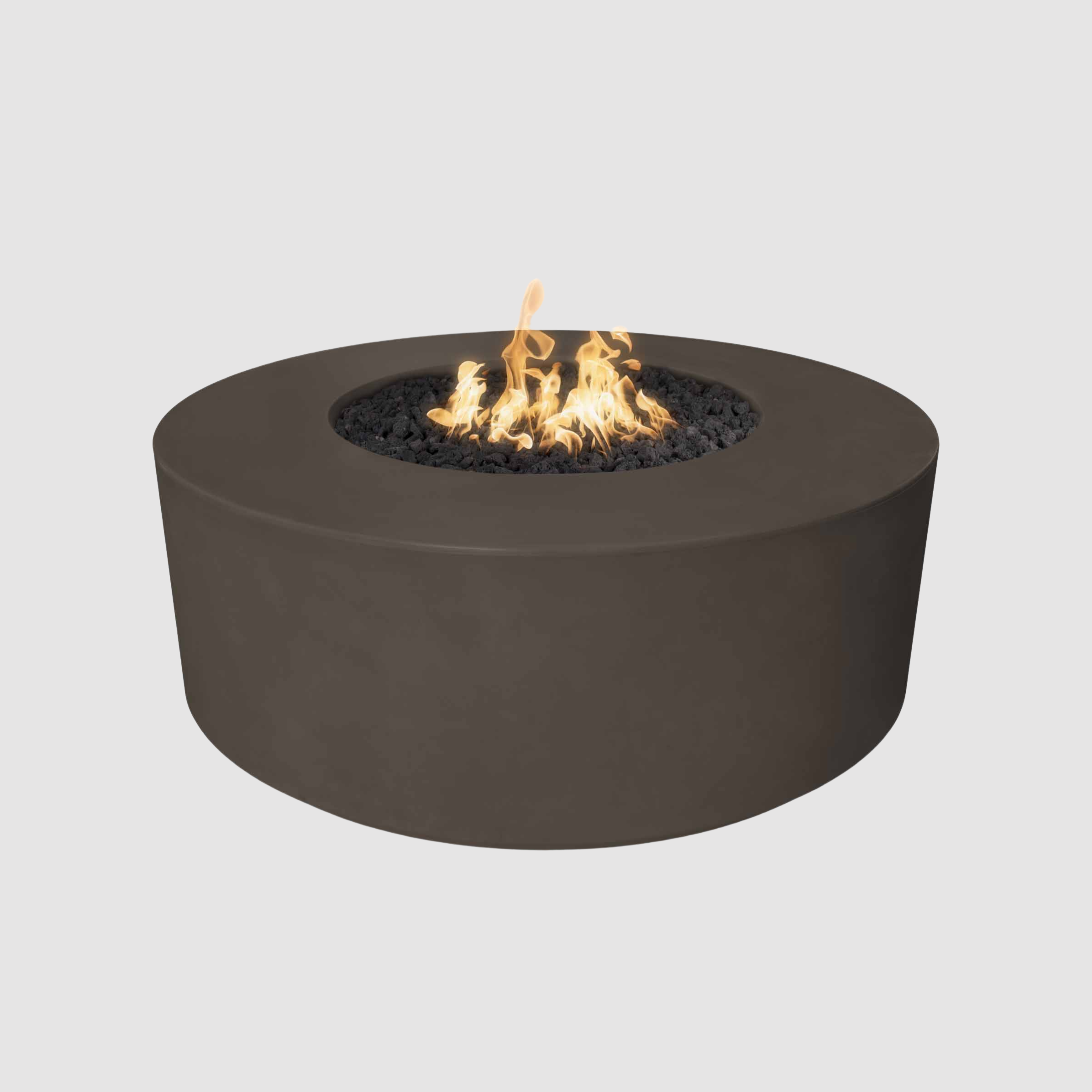 The Outdoor Plus Florence Fire Pit - 20″ Tall GFRC Concrete