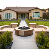 The Outdoor Plus Florence Fire Pit - 12″ Tall GFRC Concrete