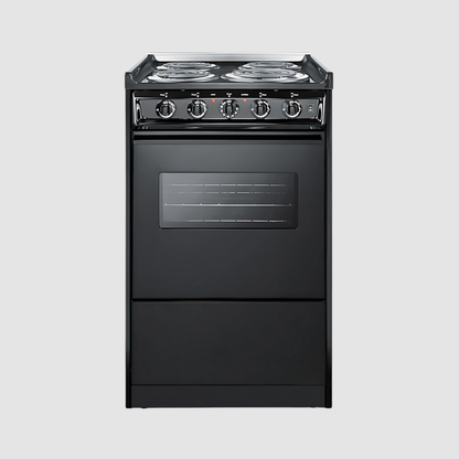 Summit 20" Wide Electric Coil Range TEM110BRWY