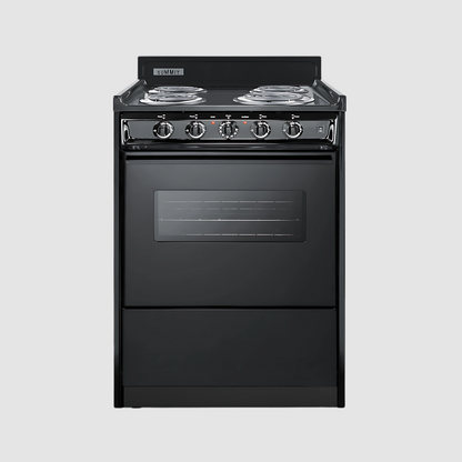 Summit 20" Wide Electric Coil Top Range  with 4 Iches Backguard WEM110