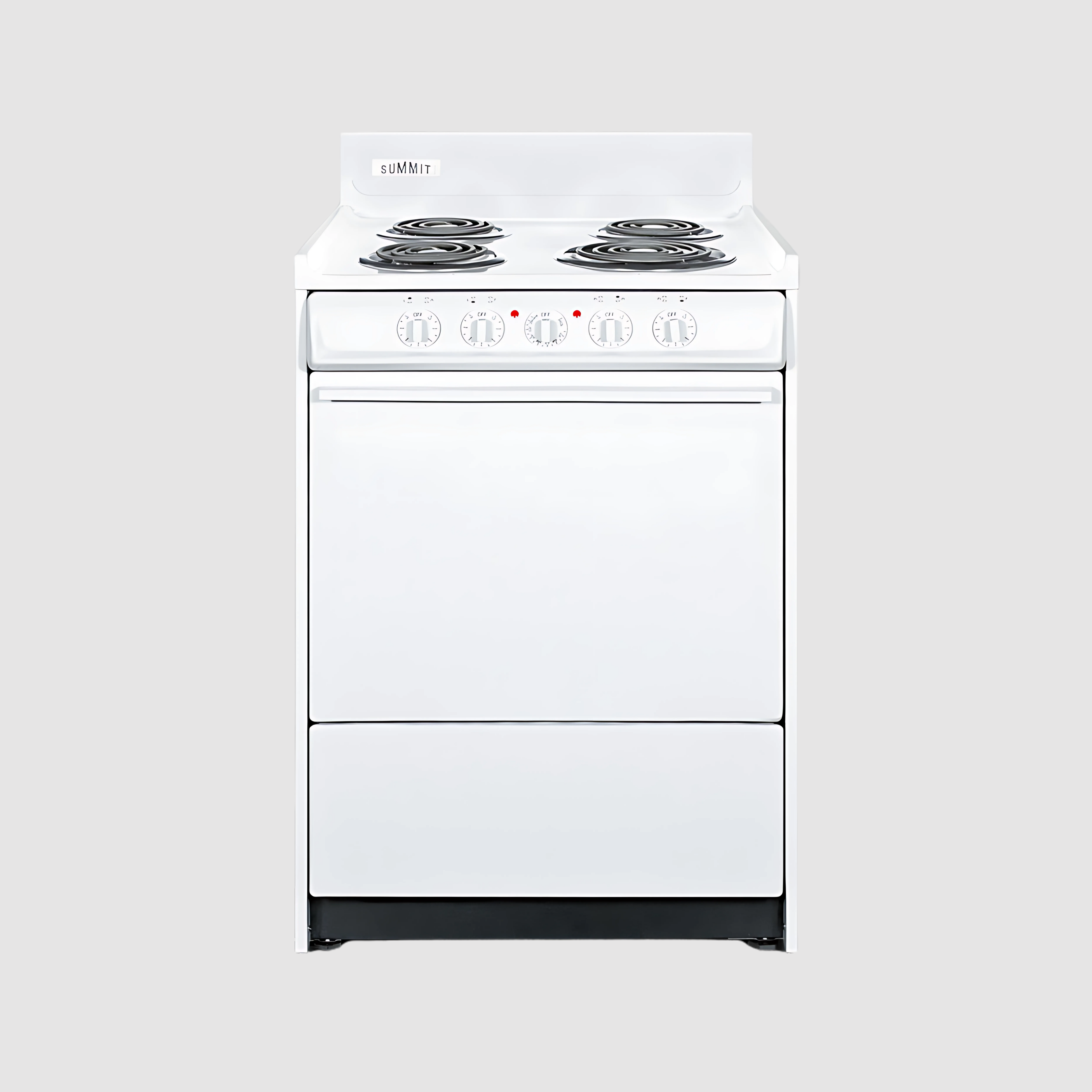 Summit 20" Wide Electric Coil Top Range  with 4 Iches Backguard WEM110